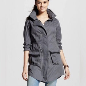 Mossimo Supply Co. Women’s Hooded Utility Cargo Jacket Size S GUC Lightweight